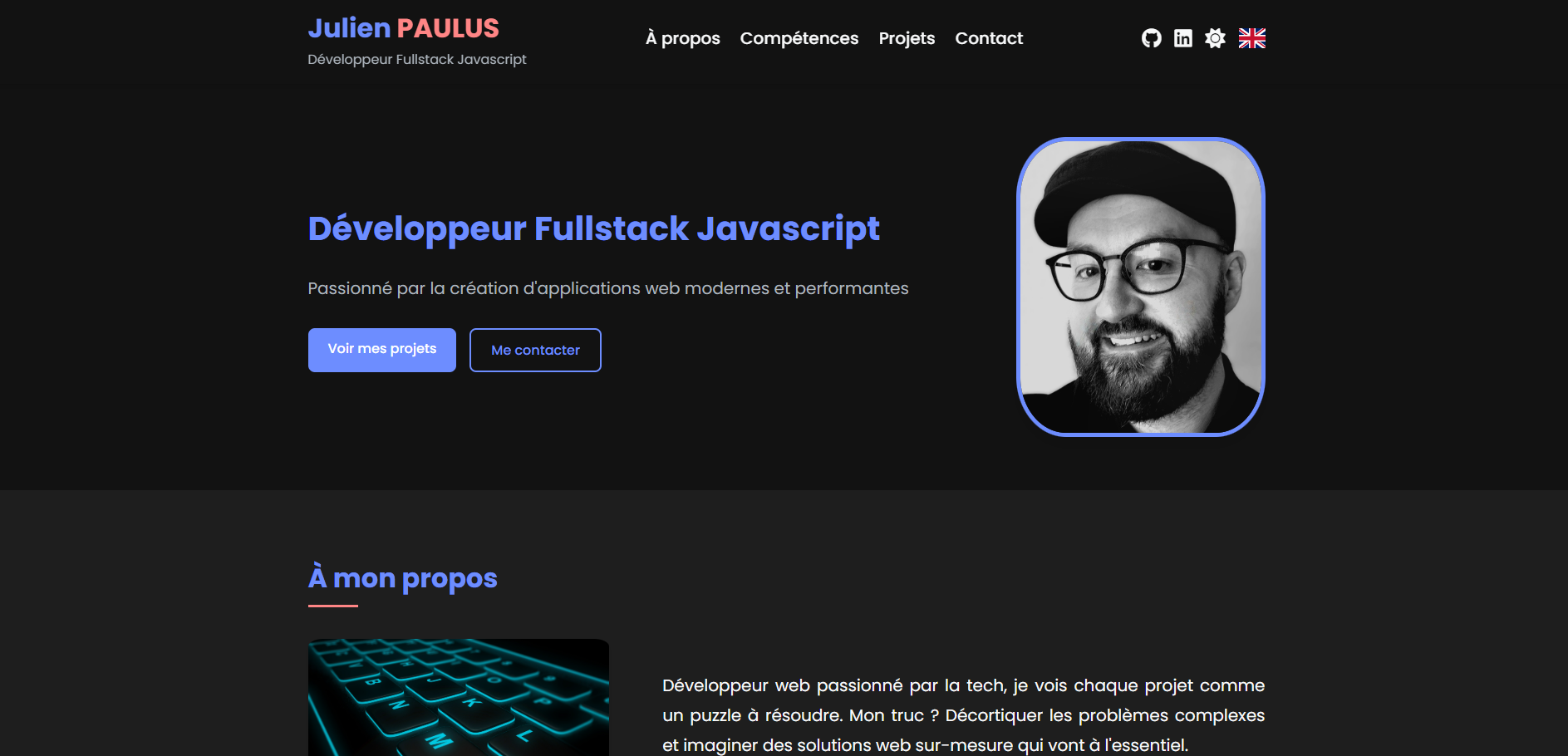 Portfolio Julien Paulus - Développeur web